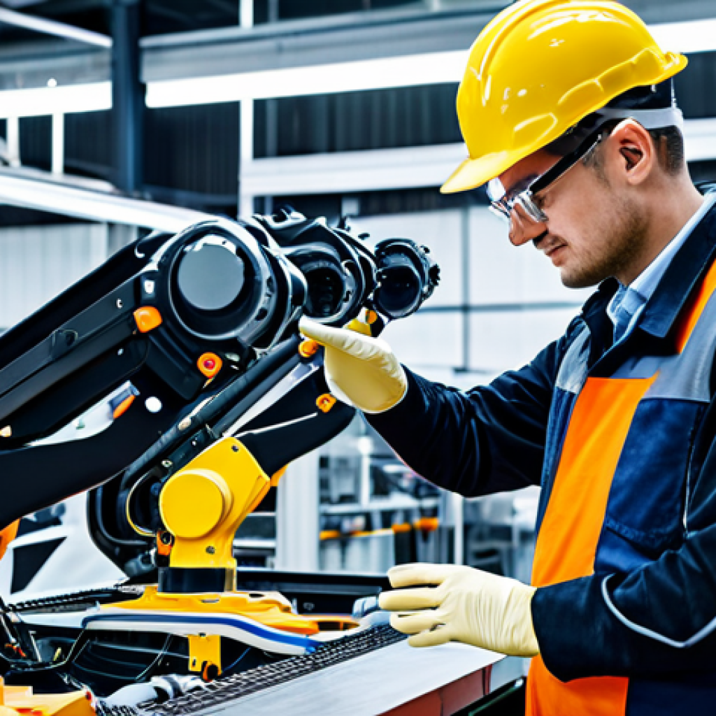 **
"A German engineer in a clean, modern factory setting, overseeing automated robotic arms assembling car parts, fully clothed in appropriate industrial workwear, safety glasses, hard hat, professional environment, safe for work, perfect anatomy, correct proportions, natural pose, high resolution, 8k, professional photography, well-formed hands, proper finger count, natural body proportions, modest clothing."
**