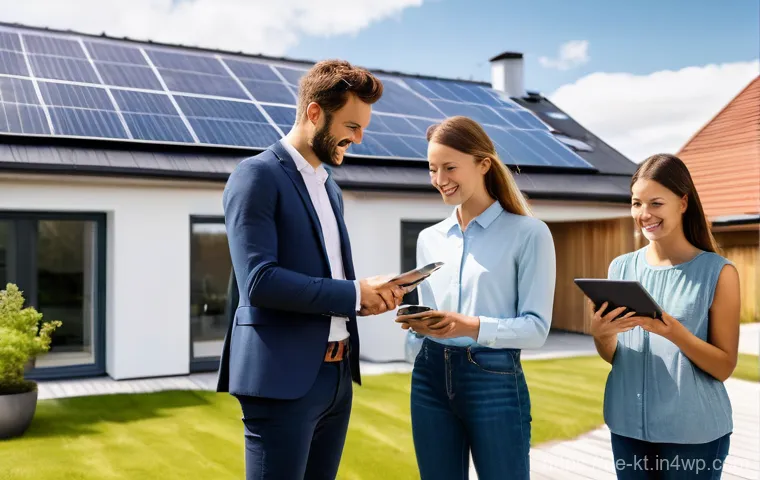 스마트 홈 기술의 진화와 전망 - **Prompt 1: Smart Energy Management in a German Home**
"A bright, sunny daytime scene showcasing...