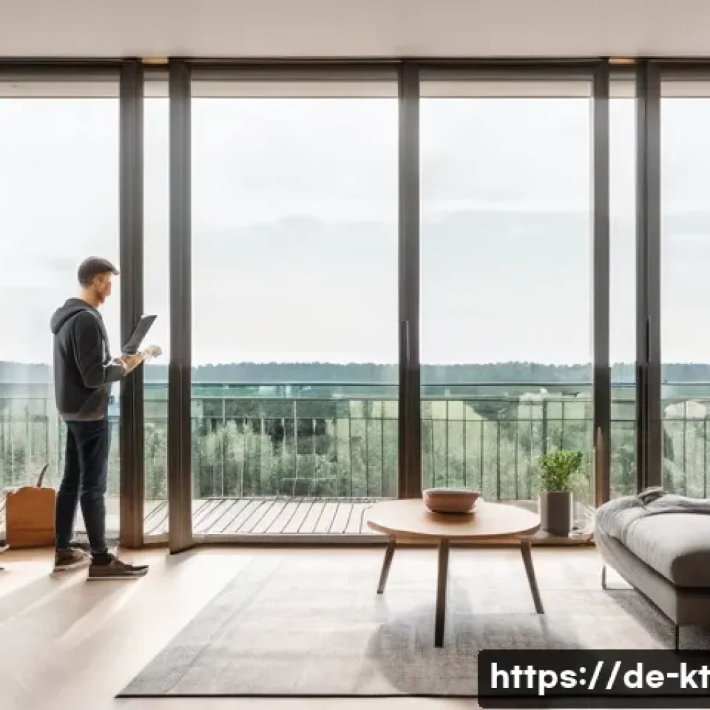 스마트 홈 안전 시스템 구축하기 - **Prompt 1: Initial Home Security Audit in a German Home**
Generate an image of a young German c...